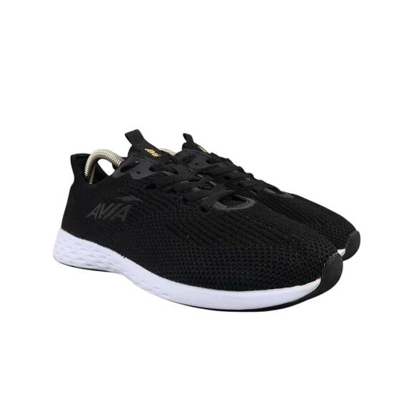 Avia Shoes Womens 8 Athletic Trainers Running Active Comfort Black Lace Up Helix - Picture 1 of 12